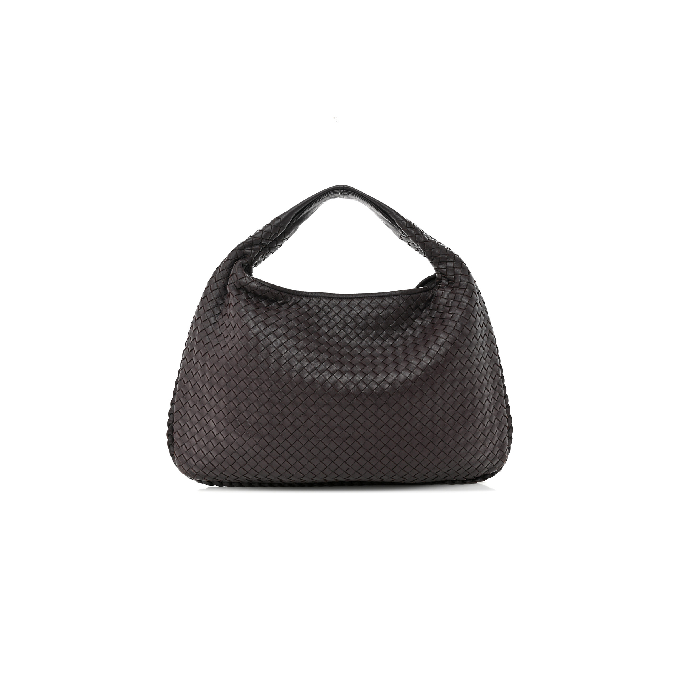 BOTTEGA VENETA NAPPA INTRECCIATO LARGE VENETA HOBO AUBERGINE (48*30*5cm)