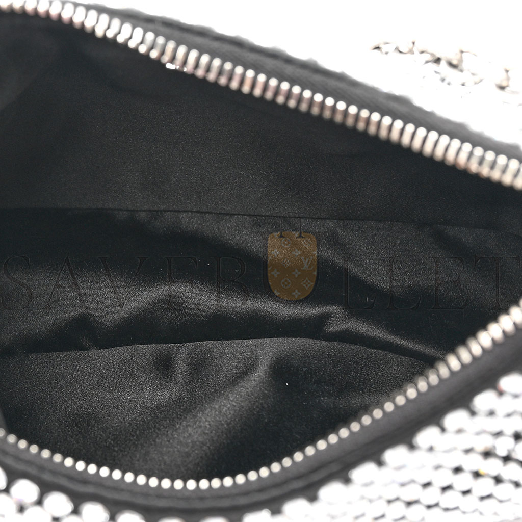 PRADA SATIN CRYSTAL RE-EDITION 2005 SHOULDER BAG CRISTAL (22*17*6cm) PRADA SATIN CRYSTAL RE-EDITION 2005 SHOULDER BAG CRISTAL (22*17*6cm)