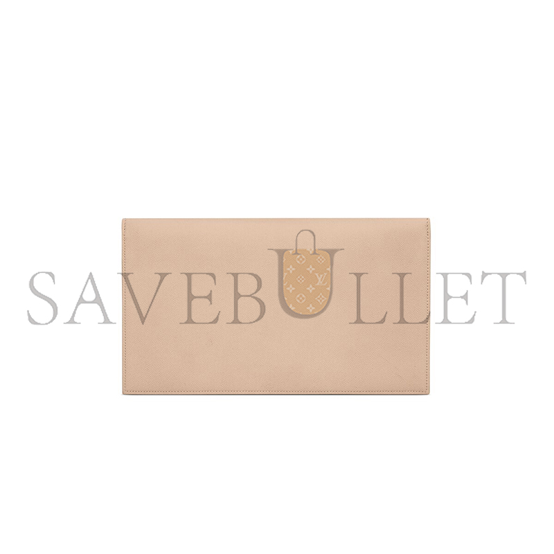 YSL UPTOWN POUCH IN GRAIN DE POUDRE LEATHER 5657391GF0J2721 (27*16*2cm)