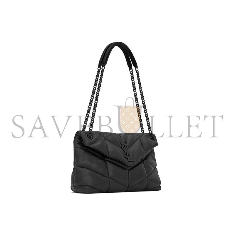 YSL PUFFER SMALL IN NAPPA LEATHER 5774761EL081000 (29*17*11cm)