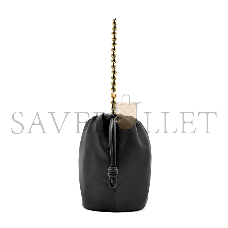 LOEWE FLAMENCO PURSE BUCKET IN MELLOW NAPPA LAMBSKIN A411FPBX02-1100 (32*24*17cm)