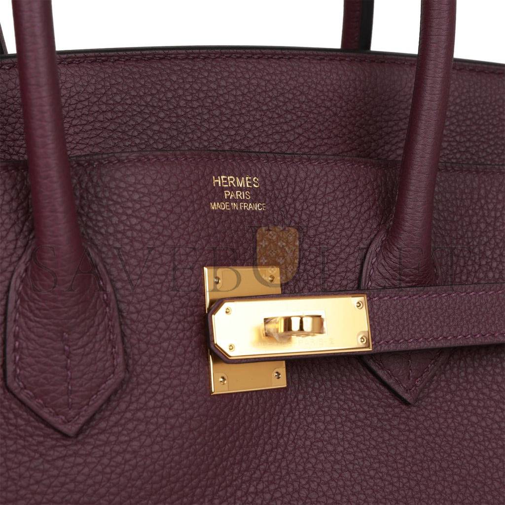 HERMES BIRKIN 35 CASSIS TOGO GOLD HARDWARE 39806150312030 (35cm)