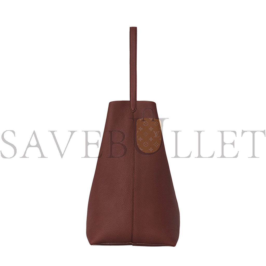 THE ROW LARGE NS PARK TOTE IN LEATHER BURNT WOOD W1273L129BWOD (43*38*20cm)