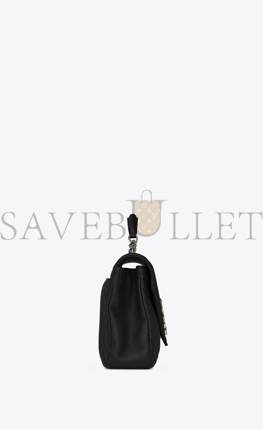 YSL COLLEGE LARGE CHAIN BAG IN QUILTED LEATHER 600278BRM041000 (32*20*8.5cm)